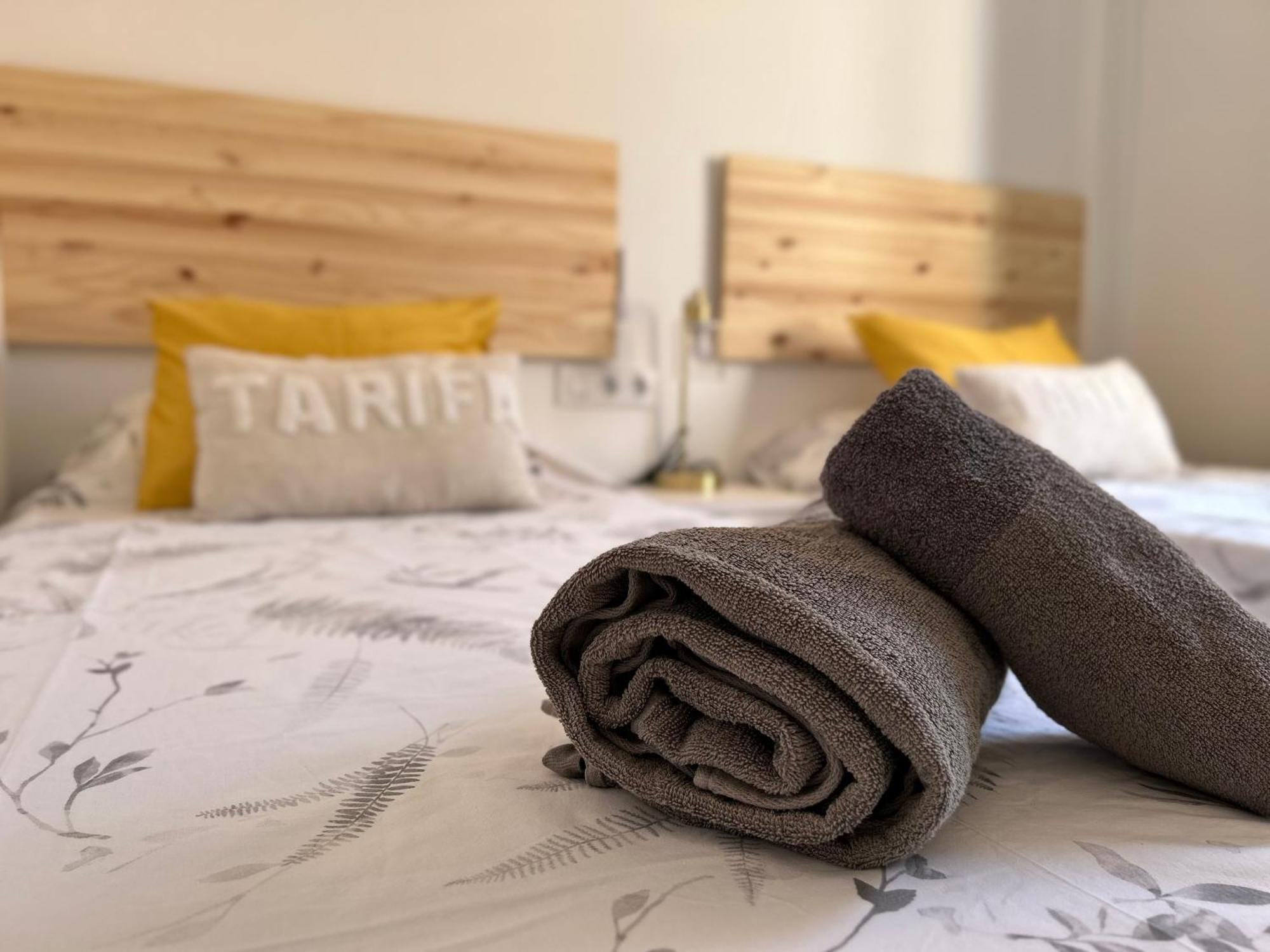 Apartamento Los Lances En Primera Linea De Playa Con Piscina Tarifa Bagian luar foto